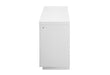 AILEEN WHITE 76" ENT UNIT W/LED, SPEAKERS, CRYSTAL AND POP-UP DOORS - Furniture House (VA)