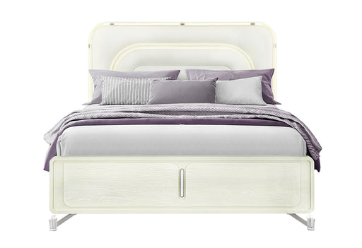 LYRA BEIGE KING BED WITH LED - Furniture House (VA)