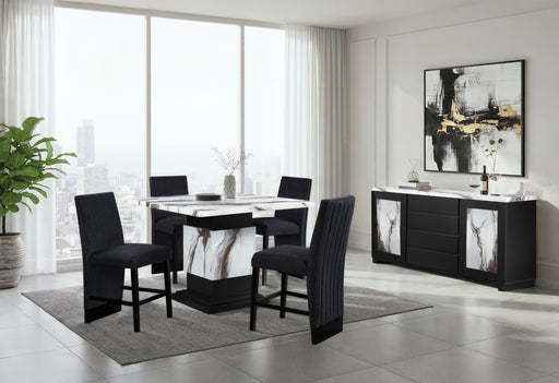 D12 BAR TABLE AND 4 BAR STOOLS - Furniture House (VA)