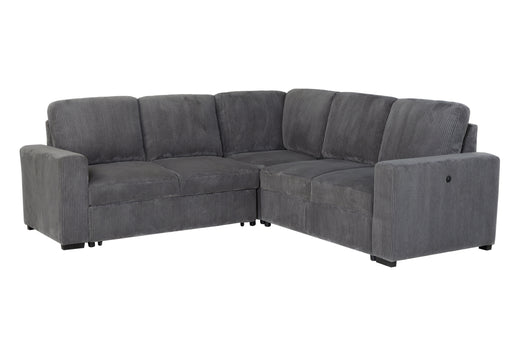 U2660 GREY SOFA BED SECTIONAL W/O CHAISE AND W/O PULLOUT - Furniture House (VA)