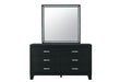 REID BLACK KING BED GROUP WITH LED - Furniture House (VA)