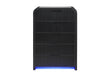 BECKETT WHT/BLK CHEST W/ LED - Furniture House (VA)