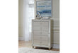 RILEY SILVER KING BED, 2 DRESSERS, MIRROR AND 2 NIGHTSTANDS - Furniture House (VA)