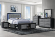 EMMA BLACK/GREY FULL BED GROUP - Furniture House (VA)