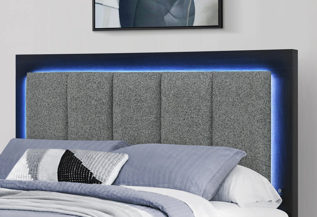 EMMA BLACK/GREY FULL BED GROUP - Furniture House (VA)
