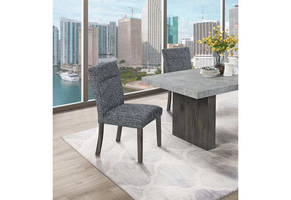 D2410 DINING TABLE + 8 D86DC DINING CHAIR - Furniture House (VA)