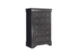 POMPEI METALLIC GREY CHEST - Furniture House (VA)