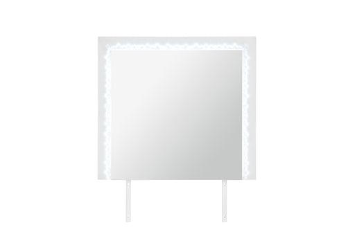 NAOMI SILVER MARBLE MIRROR WITH LED - Furniture House (VA)