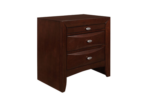 LINDA NEW MERLOT NIGHTSTAND - Furniture House (VA)