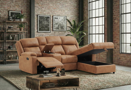 U6980 BROWN SECTIONAL - Furniture House (VA)
