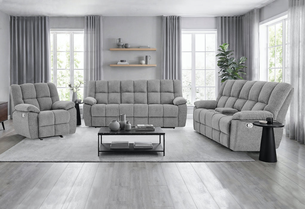 U6000 SMOKE CONSOLE RECLINING LOVESEAT - Furniture House (VA)