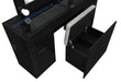 ELLA BLACK VANITY SET WITH STORAGE STOOL - Furniture House (VA)