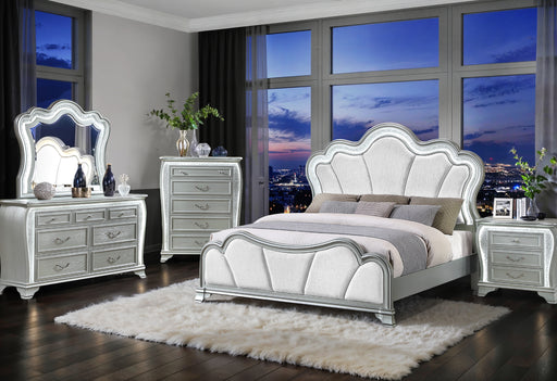 ARIA SILVER QUEEN BED WITH LED - Furniture House (VA)