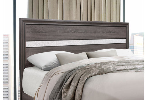 SEVILLE GREY KING BED DRESSER MIRROR NIGHTSTAND - Furniture House (VA)