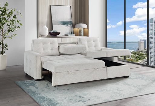 U0707 CHALK REVERSIBLE SOFA BED - Furniture House (VA)