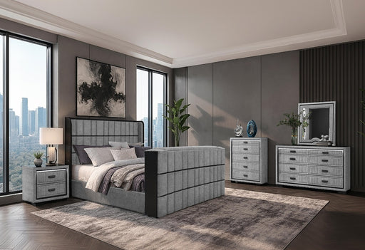 ISABELLA GREY QUEEN BED GROUP - Furniture House (VA)