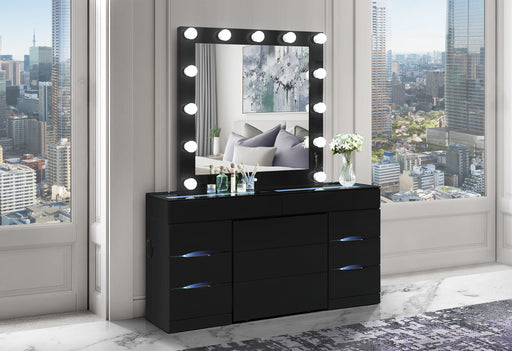 ELLA BLACK VANITY WITH SPEAKER - Furniture House (VA)