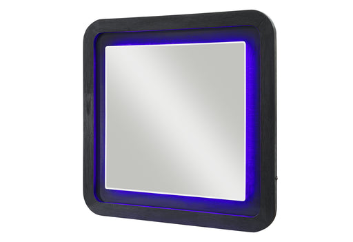 BECKETT WHT/BLK MIRROR W/ LED - Furniture House (VA)