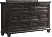 Elements International Morrison Dresser in Smokey Gray Oak Lacquer image