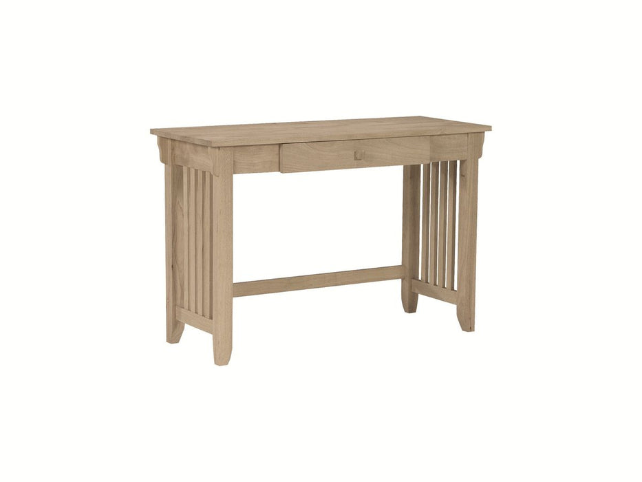 John Thomas Unfinished Mission Computer Desk w/ Pencil Drawer image