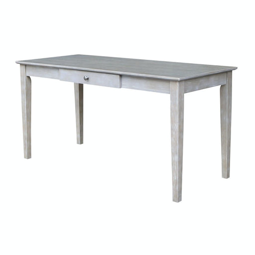 John Thomas Home Accents Writing Table w/ Drawer in Taupe Gray image