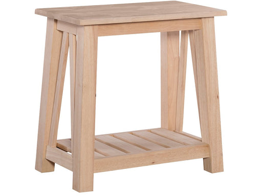 John Thomas Unfinished Surrey Narrow End Table image
