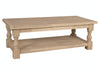 John Thomas Unfinished Tuscan Coffee Table image