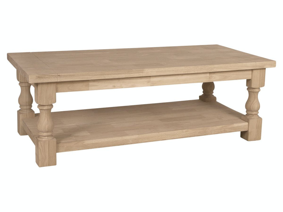 John Thomas Unfinished Tuscan Coffee Table image