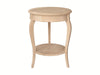 John Thomas Unfinished 18'' Cambria Accent Table image