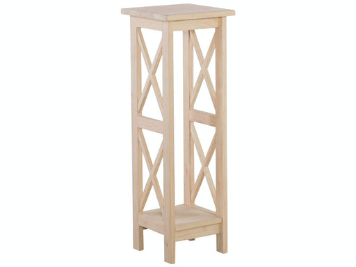 John Thomas Unfinished 36''H X Side Plant Stand image