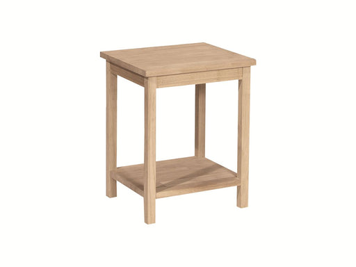 John Thomas Unfinished Portman Accent Table image