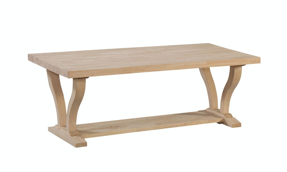 John Thomas Unfinished LaCasa Coffee Table image