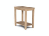John Thomas Unfinished Solano Accent Table image
