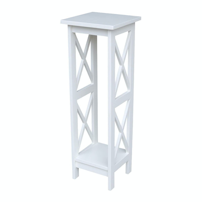 John Thomas Home Accents 36'' X Side Plant Stand in White image