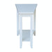 John Thomas Destinations Keystone Accent Table in Pure White image
