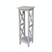 John Thomas Home Accents 36'' X Side Plant Stand in Taupe Gray image
