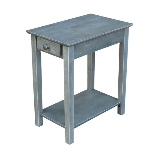 John Thomas Destinations Narrow End Table in Heather Gray image