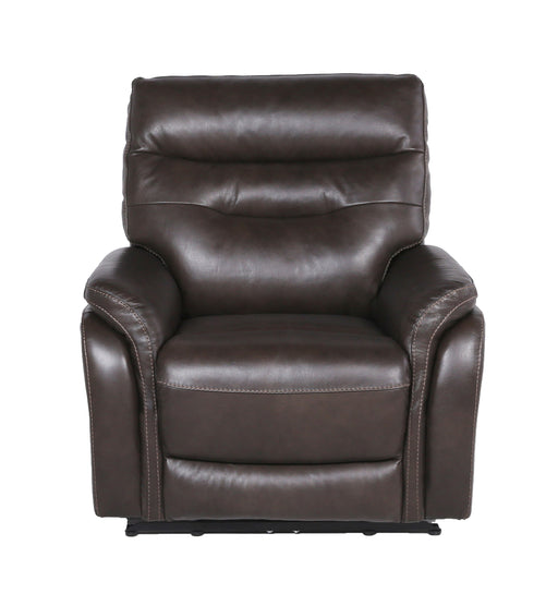Steve Silver Fortuna Leather Dual Power Recliner in Coffee - Furniture House (VA)