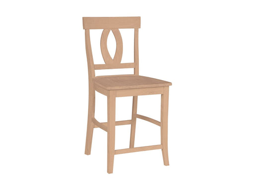 John Thomas Unfinished 24'' Verona Counter Chair image