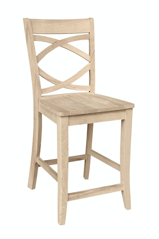 John Thomas Unfinished 24" Milano Stool image