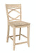 John Thomas Unfinished 24'' Milano Stool image