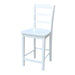 John Thomas Dining Essentials Madrid Stool in Pure White image
