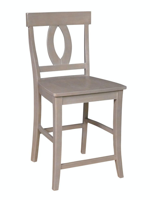 John Thomas Cosmopolitan Verona Stool in Taupe Gray image