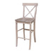John Thomas Dining Essentials X-Back Stool in Taupe Gray image