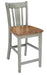 John Thomas Dining Essentials San Remo Stool in Hickory Stone image