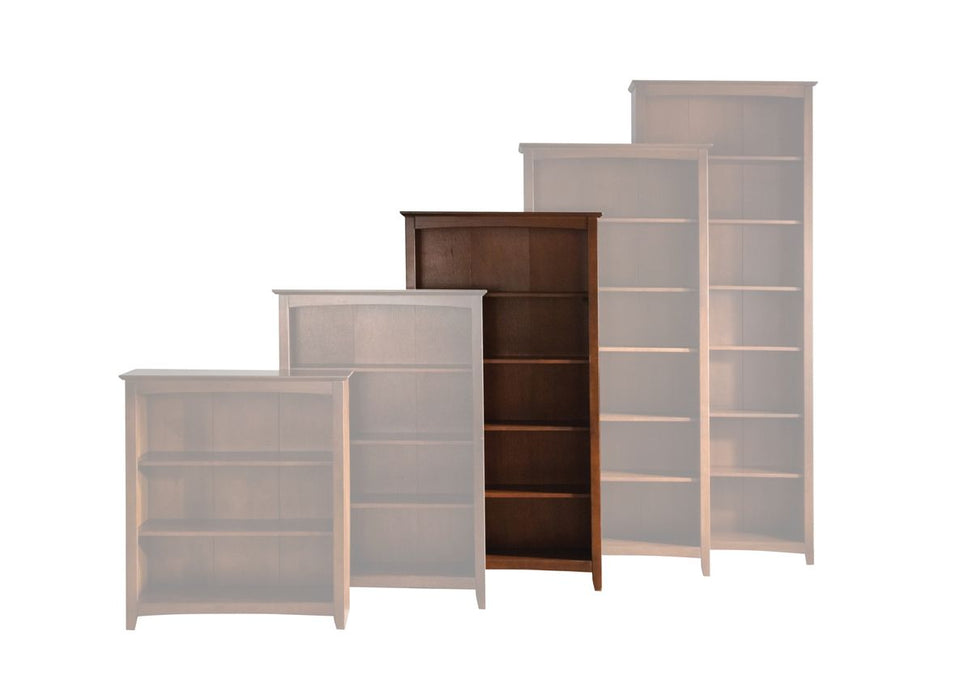 John Thomas Furniture Home Accents Shaker Bookcase in Espresso