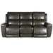 Steve Silver Laurel Leather Dual Power Reclining Sofa in Grey - Furniture House (VA)