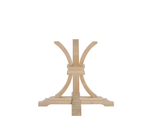 John Thomas Unfinished Flair Pedestal Base for Glass Top. Glass sold separately (48''Diameter = Glass-48B). image