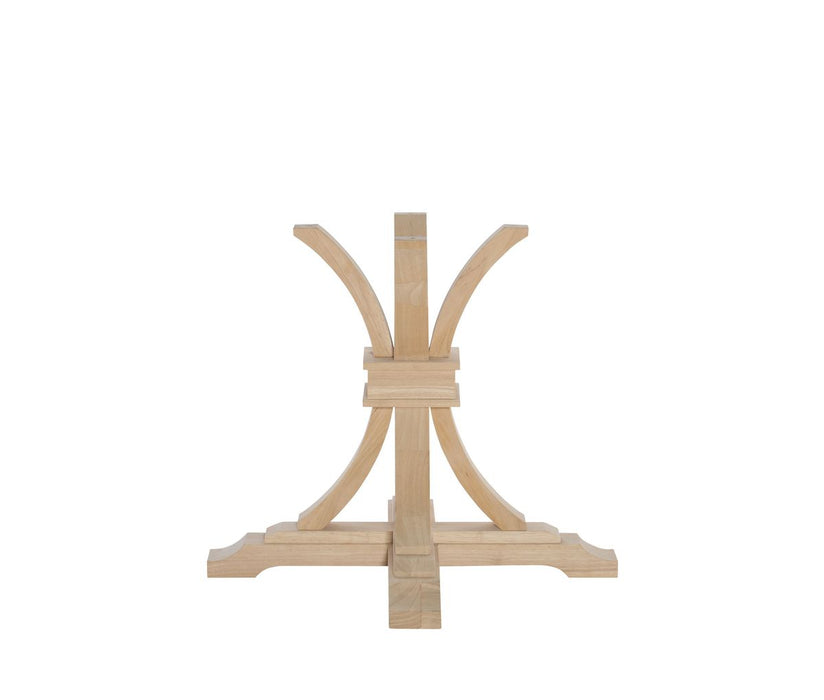 John Thomas Unfinished Flair Pedestal Base for Glass Top. Glass sold separately (48''Diameter = Glass-48B). image