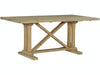 John Thomas Unfinished Alexa Trestle Table and Base image